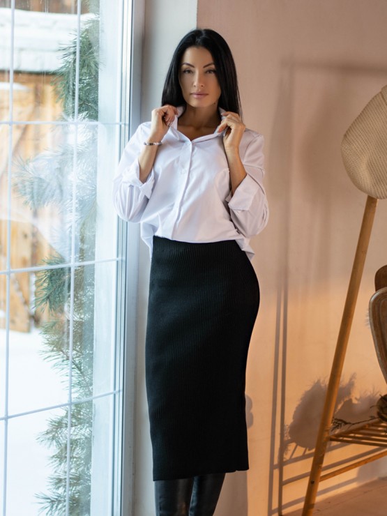 Юбка-карандаш "Камилла"(черная) 