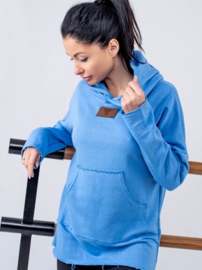 Жіночий худи з капюшоном - Блакитний