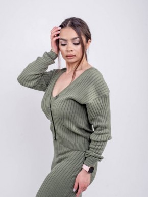 В'язана жіноча кофта "Елізабет" - Хакі