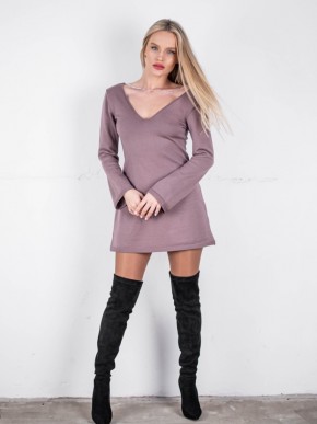 Сукня "Джуді" - Глибоке декольте - one size - Слива