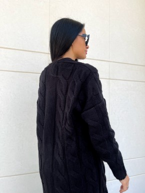 Кардиган Тіфанні(чорний) машинна в'язка
