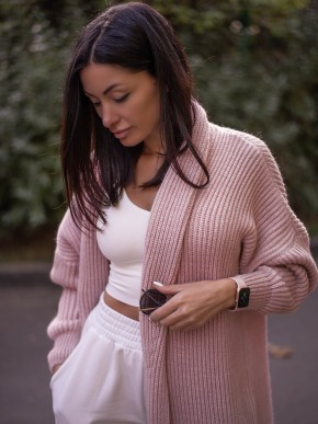 Жіночий кардиган пудра